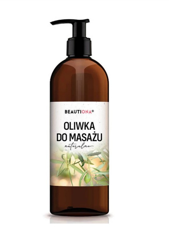 Masážní olej Beautiona Přírodní 500ml